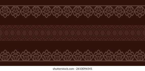 Seamless pattern abstract geometric ornament decorations design classic vintage batik style