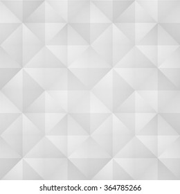 seamless pattern with abstract, geometric ornament. white vector background. origami style wallpaper design