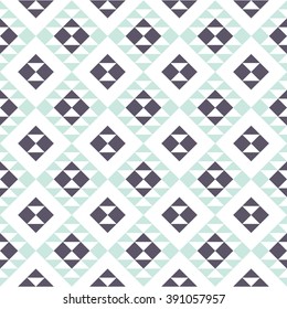 seamless pattern with abstract geometric ornament