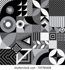 Seamless Pattern of Abstract Geometric Shape. Tile Decor Wallpaper