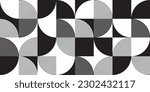 seamless pattern with abstract geometric shapes 