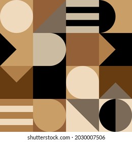 seamless pattern with abstract geometric shapes 