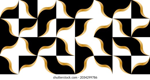 seamless pattern with abstract geometric shapes 