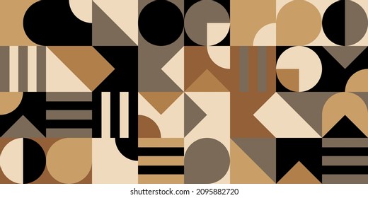seamless pattern with abstract geometric shapes 