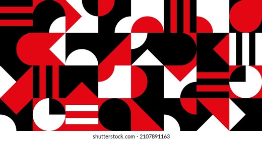 seamless pattern with abstract geometric shapes 