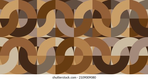 seamless pattern with abstract geometric shapes 