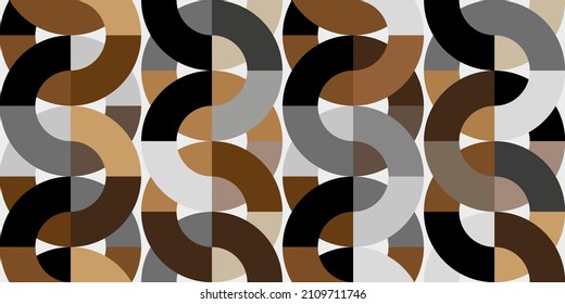 seamless pattern with abstract geometric shapes 
