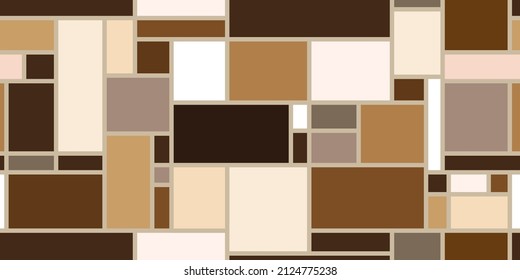 seamless pattern with abstract geometric shapes 