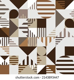 seamless pattern with abstract geometric shapes 