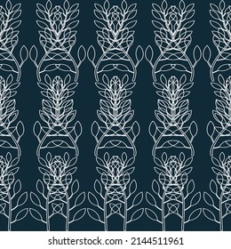 Seamless pattern of abstract geometric shapes.