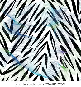 seamless pattern with abstract geometric shapes 