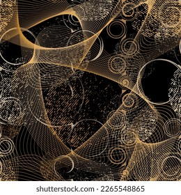seamless pattern with abstract geometric shapes 