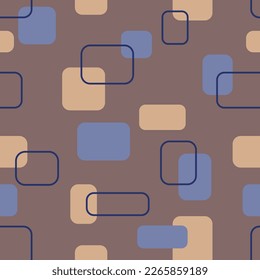 seamless pattern with abstract geometric shapes