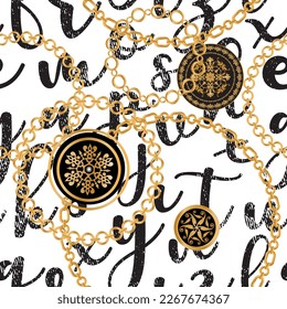 seamless pattern with abstract geometric shapes 