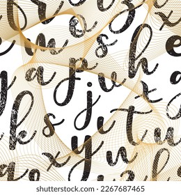 seamless pattern with abstract geometric shapes 
