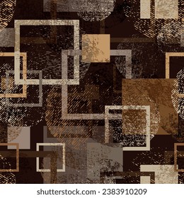 seamless pattern with abstract geometric shapes 