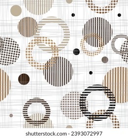 seamless pattern with abstract geometric shapes 