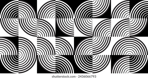seamless pattern with abstract geometric shapes 