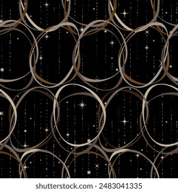 Nahtloses Muster mit abstrakten geometrischen Formen 