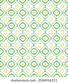 seamless pattern with abstract geometric shapes