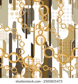seamless pattern with abstract geometric shapes 