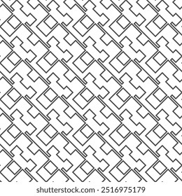 Seamless pattern of abstract geometric shapes. Design of texture, textiles, clothing, packaging and creative idea
