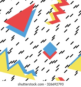 Seamless pattern with abstract geometric shapes 1