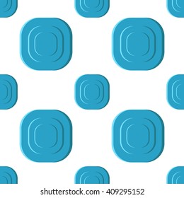 Seamless pattern with abstract geometric shapes. Vector.
