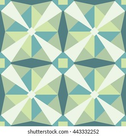 Seamless pattern with abstract geometric shapes