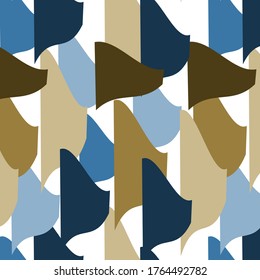 patrón transparente con formas geométricas abstractas.vector.