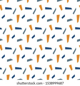 seamless pattern abstract geometric sprinkle on white background vector wallpaper textile giftwrap