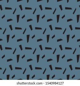 seamless pattern abstract geometric sprinkles on blue background vector wallpaper textile giftwrap