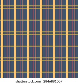 seamless pattern abstract geometric stripe checkered plaid blue yellow vector background wallpaper textile giftwrap fabric