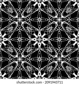 Seamless Pattern With Abstract Geometric Style. Repeating Sample Figure And Line. For Modern Interiors Design, Wallpaper, Textile Industry