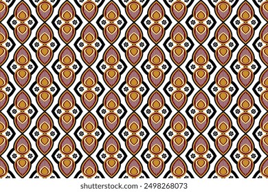 Seamless pattern with abstract geometric, traditional style, vintage decoration illustration vector