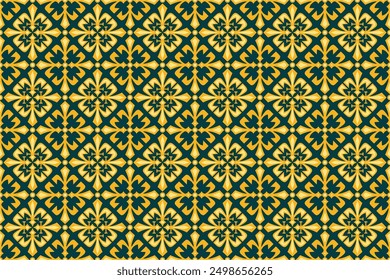 Seamless pattern with abstract geometric, traditional style, vintage decoration illustration vector
