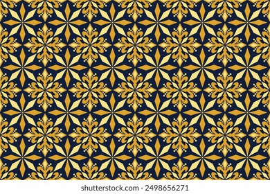 Seamless pattern with abstract geometric, traditional style, vintage decoration illustration vector