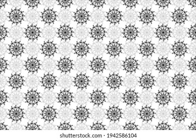 Seamless pattern with abstract geometric vector