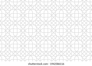 Seamless pattern with abstract geometric vector