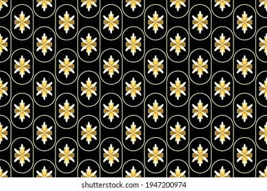 Seamless pattern with abstract geometric vector