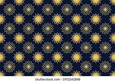 Seamless pattern with abstract geometric vector