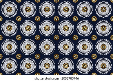 Seamless pattern with abstract geometric vector, can use for background, wallpaper, etc.