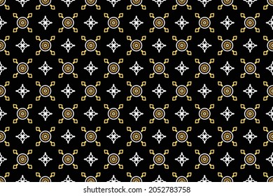 Seamless pattern with abstract geometric vector, can use for background, wallpaper, etc.