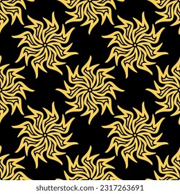 Seamless pattern with abstract geometric vector