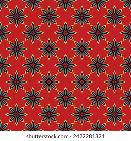 Seamless pattern with abstract geometric vector Illustration