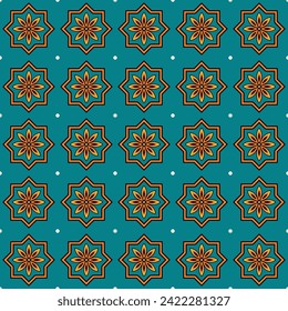 Seamless pattern with abstract geometric vector Illustration
