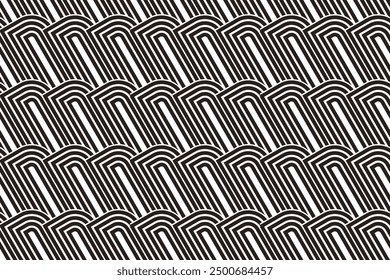 Seamless pattern with abstract geometric vector, Simple batik motif, Indonesian Batik Motif