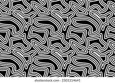 Seamless pattern with abstract geometric vector, Simple batik motif, Indonesian Batik Motif