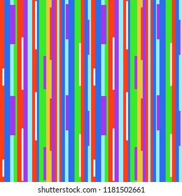 Seamless pattern. Abstract geometric wallpaper of the surface. Striped multicolored background. Pretty vertical texture. Print for polygraphy, t-shirts and textiles. Doodle for design. Wrapping paper