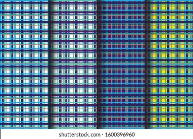 Seamless pattern. Abstract geometric wallpaper of the surface. Checkered multicolored background. Pretty texture. Print for polygraphy, t-shirts and textiles. Doodle for design. Art creation